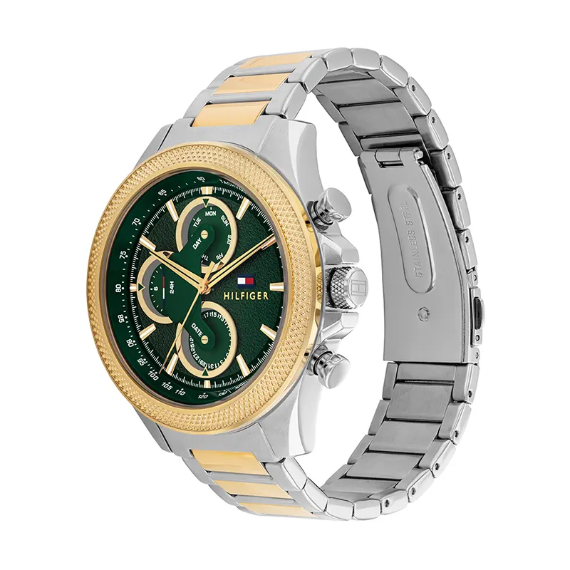 Tommy Hilfiger Clark Multifunction Green Dial Men’s Watch- 1792079